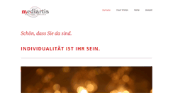 Desktop Screenshot of mediartis.de