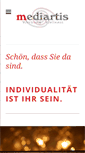 Mobile Screenshot of mediartis.de