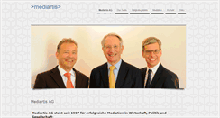 Desktop Screenshot of mediartis.ch