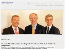 Tablet Screenshot of mediartis.ch